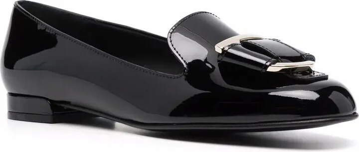 Gancini bow-embellished loafers - Image 2