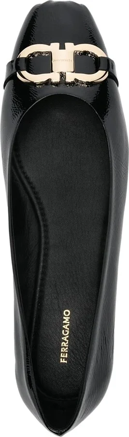 Gancini-buckle Ballerina Flats - Image 4