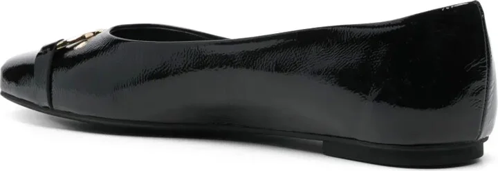 Gancini-buckle ballerina shoes - Image 3