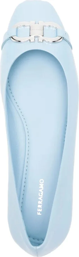 Gancini-buckle ballerina shoes - Image 4