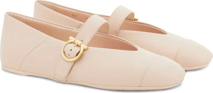 Gancini-buckle ballet flats - Image 2