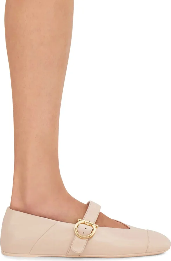 Gancini-buckle ballet flats - Image 5