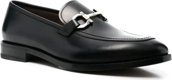 Gancini-buckle detail loafers - Image 2
