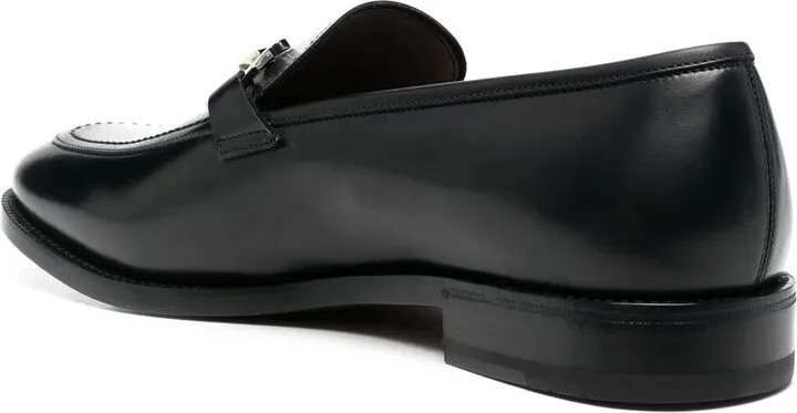 Gancini-buckle detail loafers - Image 3