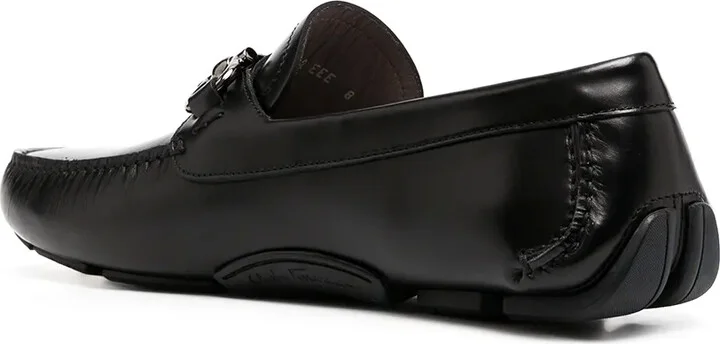 Gancini buckle driving loafers - Image 3