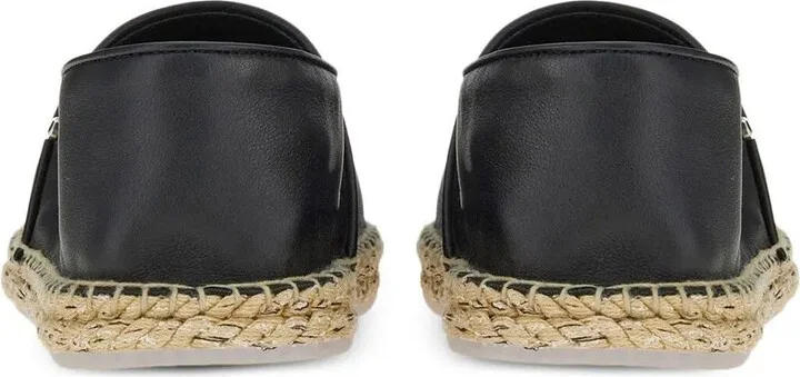 Gancini-buckle leather espadrilles - Image 3