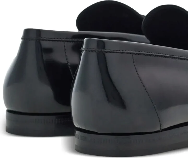 Gancini-buckle leather loafers - Image 3