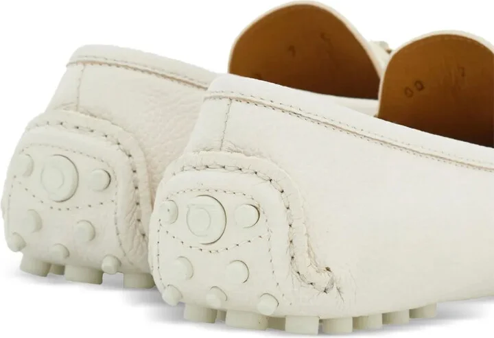 Gancini-buckle leather loafers - Image 3