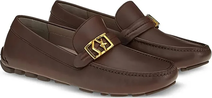 Gancini-buckle leather loafers - Image 2
