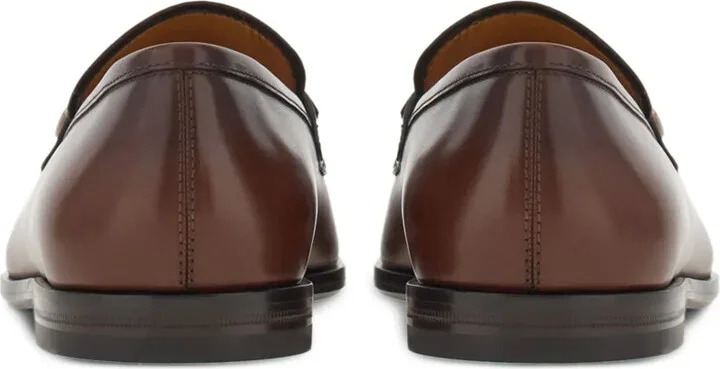 Gancini-buckle leather loafers - Image 3