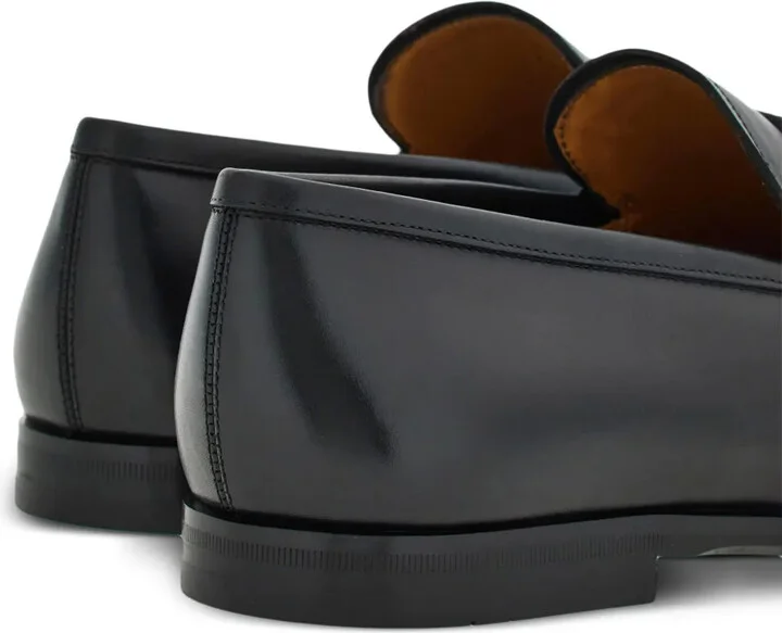 Gancini-buckle leather loafers - Image 3