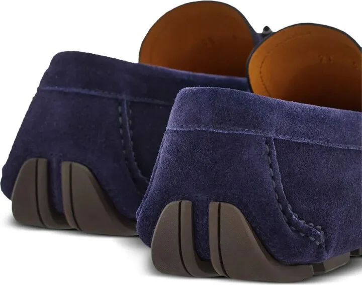 Gancini-buckle leather loafers - Image 2