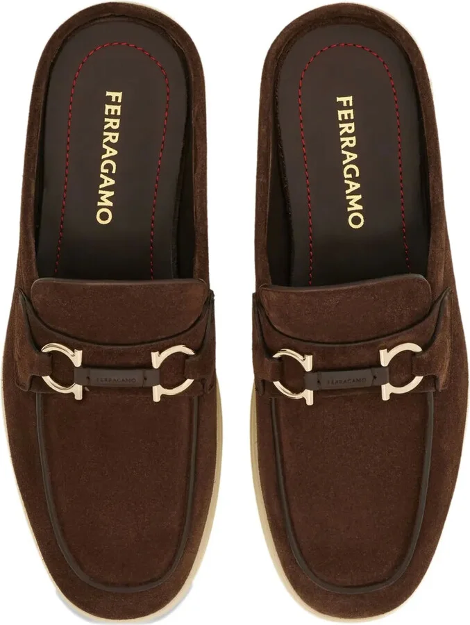 Gancini buckle loafers - Image 4