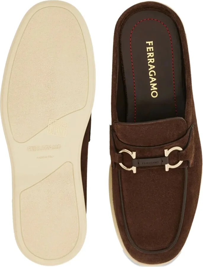 Gancini buckle loafers - Image 5