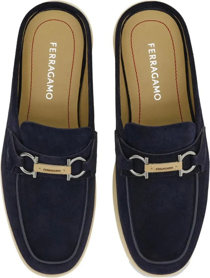Gancini buckle loafers - Image 4