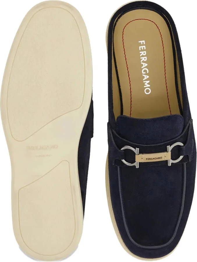 Gancini buckle loafers - Image 5