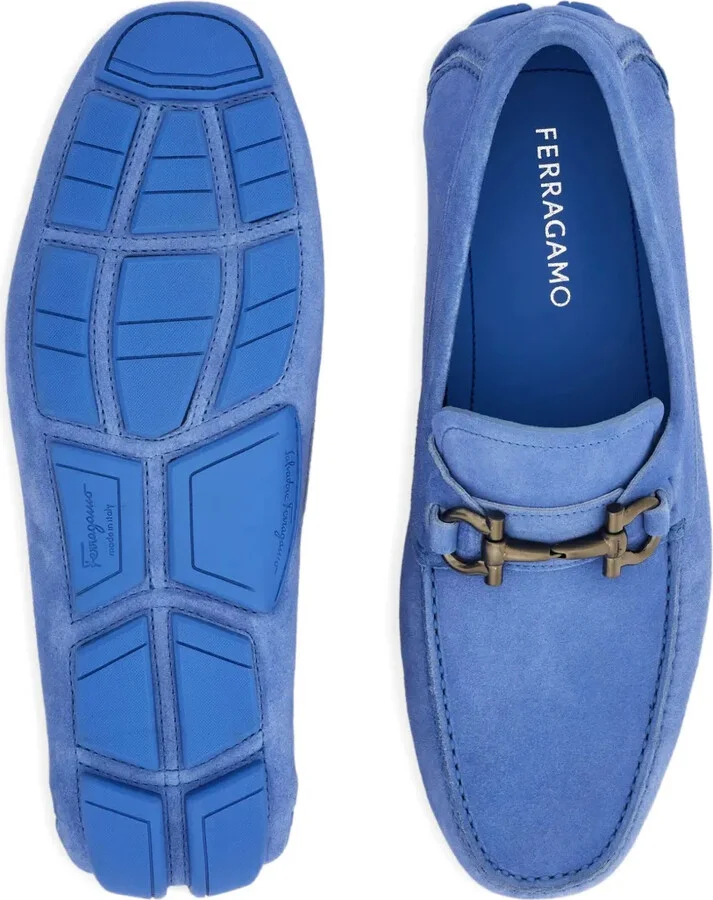 Gancini-buckle loafers - Image 3