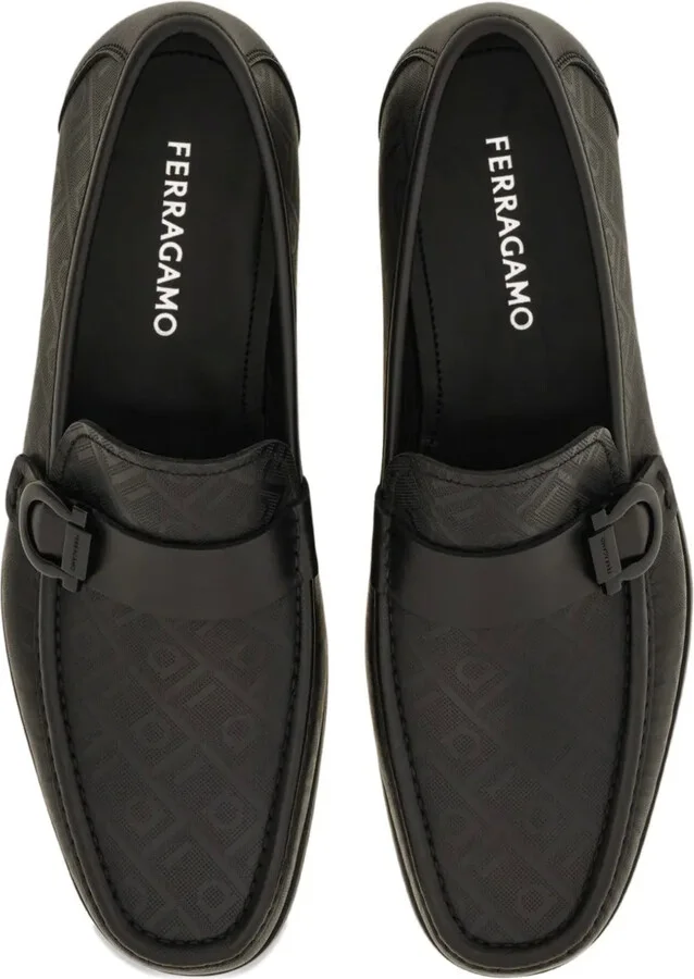 Gancini-buckle loafers - Image 4
