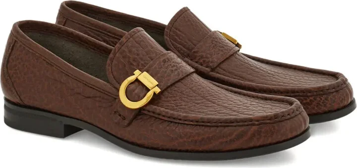 Gancini buckle loafers - Image 2