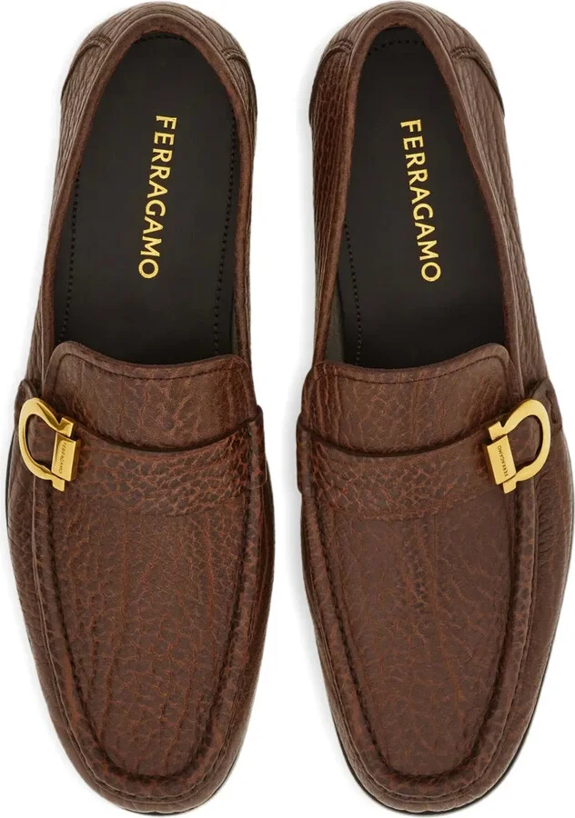 Gancini buckle loafers - Image 3