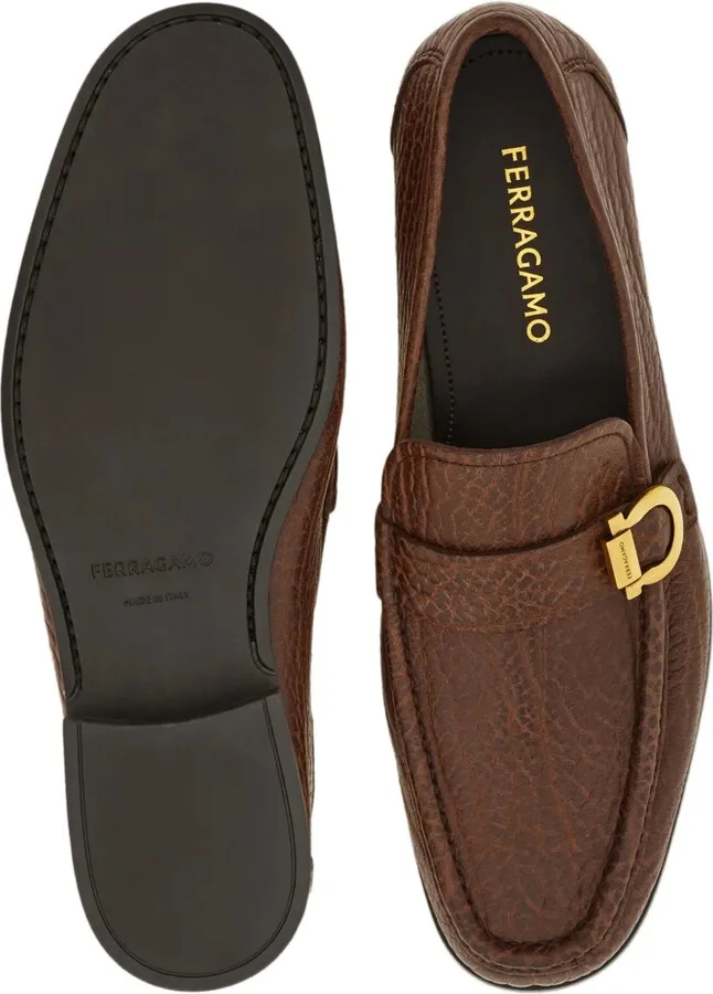Gancini buckle loafers - Image 4