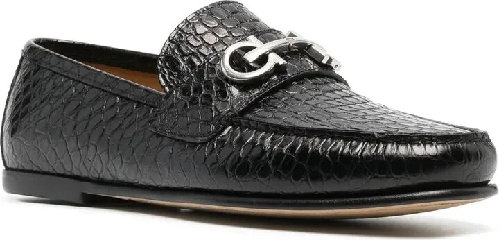 Gancini buckle loafers - Image 2