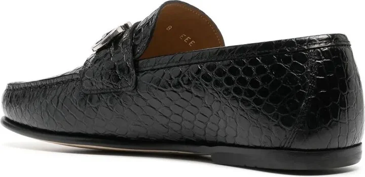 Gancini buckle loafers - Image 3