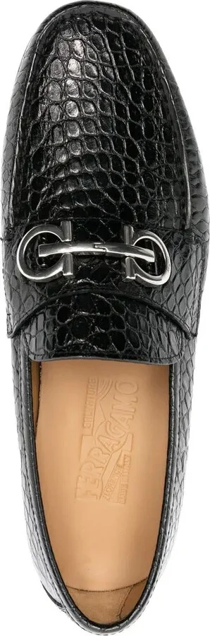 Gancini buckle loafers - Image 4