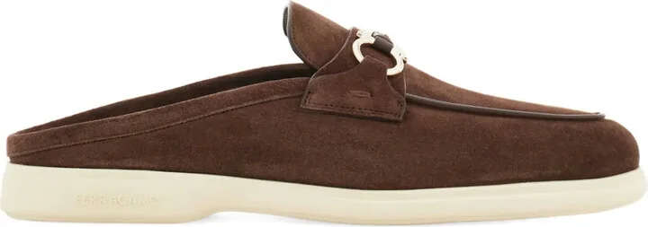 Gancini buckle loafers