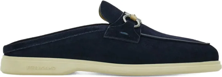 Gancini buckle loafers