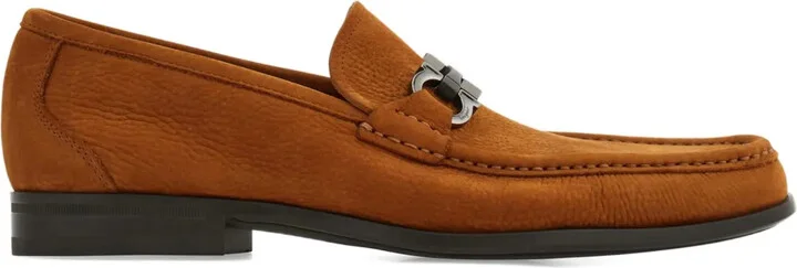 Gancini-buckle loafers