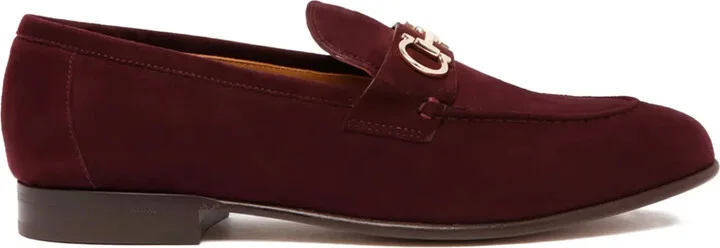 Gancini-buckle loafers