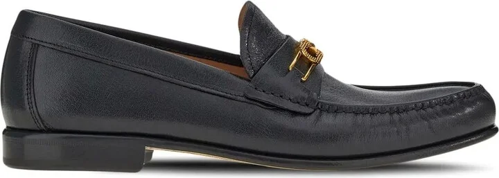 Gancini buckle loafers