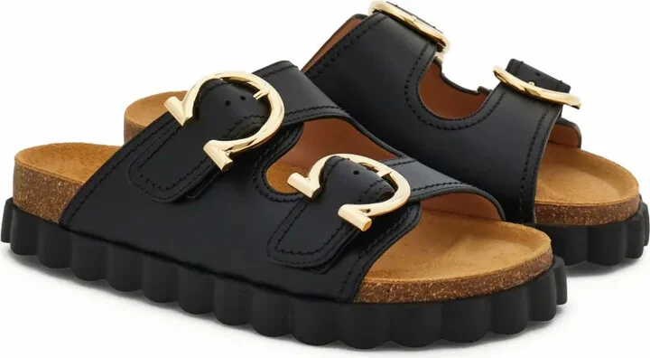 Gancini buckle sandals - Image 3