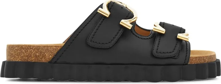 Gancini buckle sandals