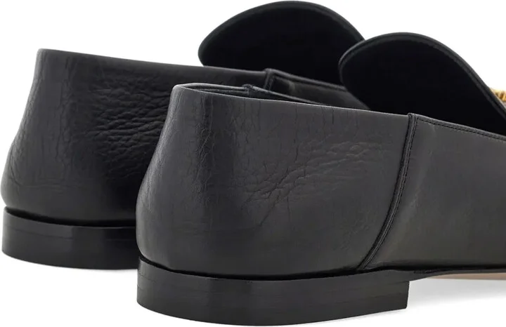 Gancini-charm leather loafers - Image 3
