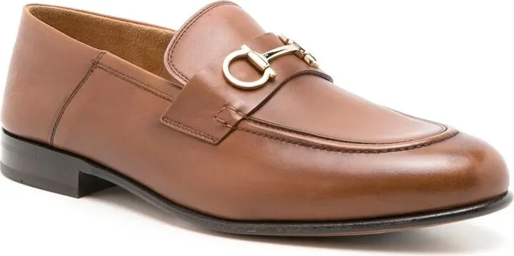 Gancini collapsible-heel loafers - Image 2