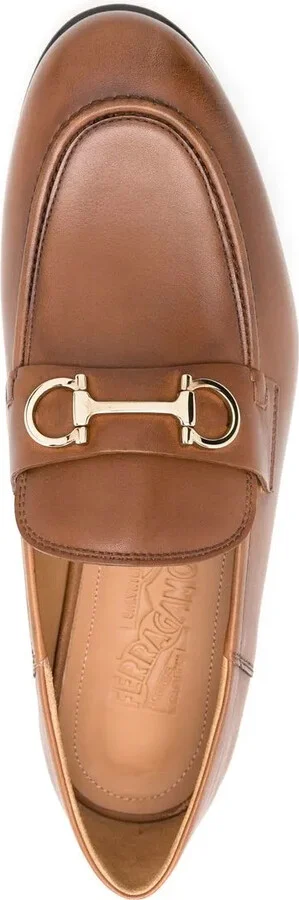 Gancini collapsible-heel loafers - Image 4