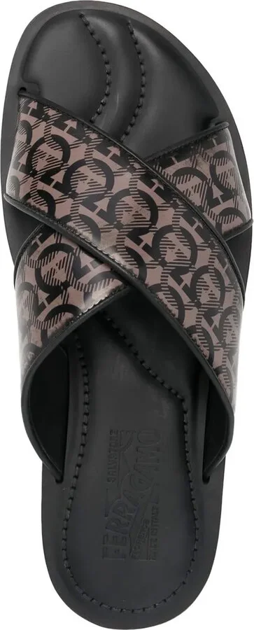 Gancini crossover strap sandals - Image 4