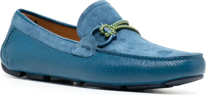 Gancini-detail calf-leather loafers - Image 2