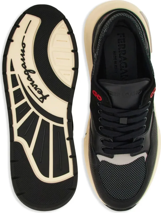 Gancini detail lace-up sneakers - Image 5