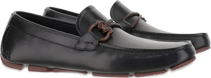 Gancini-detail leather loafers - Image 2