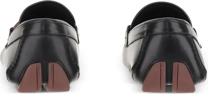Gancini-detail leather loafers - Image 3