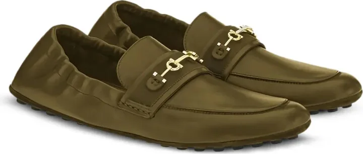 Gancini-detail leather loafers - Image 2