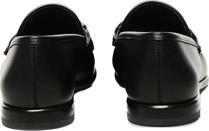 Gancini-detail leather loafers - Image 3