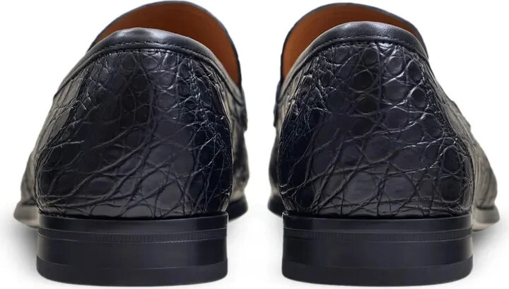 Gancini-detail leather loafers - Image 3