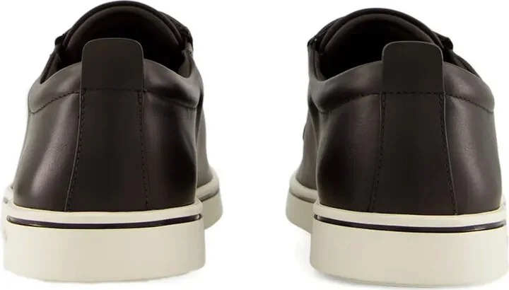 Gancini-detail leather slip-on sneakers - Image 3