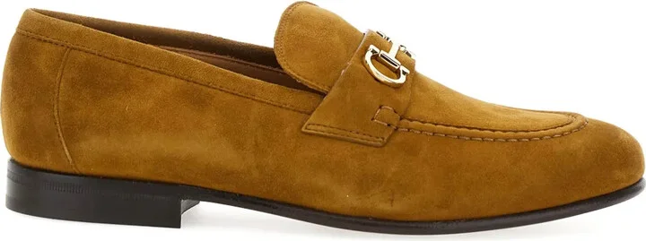 Gancini-Detailed Loafers