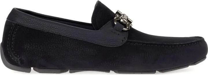 Gancini-embellishment loafers