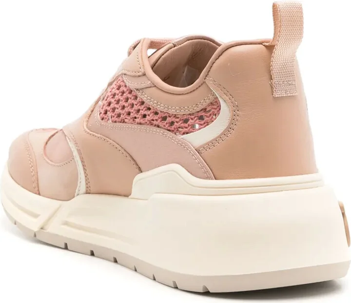 Gancini-embossed panelled sneakers - Image 3
